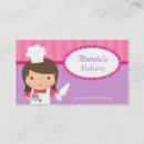 Recherche de fille chef cartes visite Pâtisserie