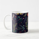 Search for vector flowers mugs Pattern