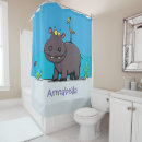Search for hippo shower curtains Cartoon