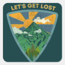 Search for retro travel stickers Camping