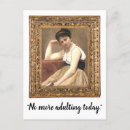Search for exhausting postcards Tired