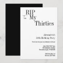 Search for 1930s party invitations Black and white