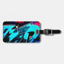 Search for graffiti luggage tags Blue