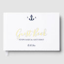 Search for anchor wedding guest books Initials