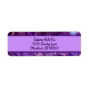Search for jewel return address labels Amethyst