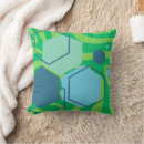 Search for blue hexagon pillows Abstract