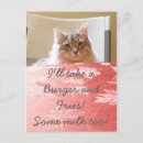 Search for cute hamburger postcards Fries