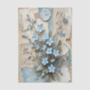 Search for forget me not tissue paper Vintage
