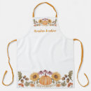 Search for fall autumn aprons Pumpkin