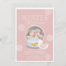 Recherche de winter onederland anniversaire invitations Flocon