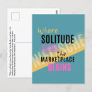 Recherche de solitude cartes postales Philosophie