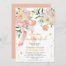 Search for little miss onederful birthday invitations Soft pastel greenery pretty