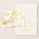 Search for happy golden anniversary cards Gold foil