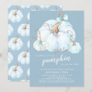 Search for little pumpkin baby boy shower invitations Cute