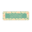 Search for aged paper return address labels Vintage