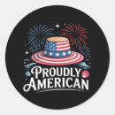 Search for proud to be an american stickers Fourth of july