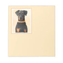 Recherche de pinscher blocsnotes Dobermann