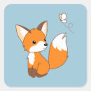 Search for blue fox stickers Illustration