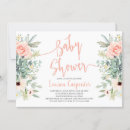 Search for succulent baby shower invitations Boho