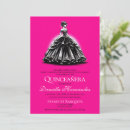 Search for black hot pink quinceanera invitations Dress