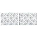 Search for snowflake pattern pillowcases Modern