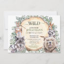 Search for tree birthday invitations Bear