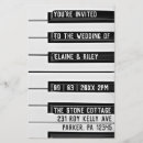 Recherche de piano invitations Minimaliste