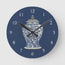 Recherche de bleue et blanche horloges Asiatique