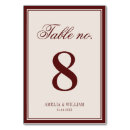 Search for classic wedding table cards Simple