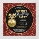 Search for red black gold invitations Glitter