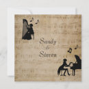 Search for classical music wedding invitations Vintage