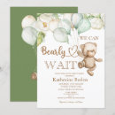 Search for can bearly wait baby shower invitations Minimalist