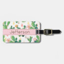 Search for cactus luggage tags Pink