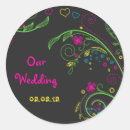 Search for neon wedding stickers Pink