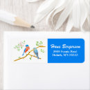Search for bluebird return address labels Birds