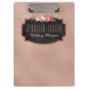 Search for wedding planner clipboards Girly