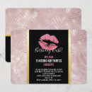 Search for lips invitations Rose gold