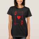 Search for ace of hearts tshirts Costume