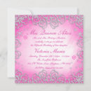 Recherche de pink winter wonderland invitations Quinceanera