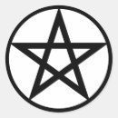 Search for satanic pentagram stickers Star