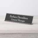 Search for manager name plates Professional