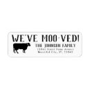 Search for funny cow return address labels Modern