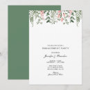 Search for watercolor flowers engagement party invitations Simple