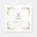Search for bunny baby shower napkins Hand drawn