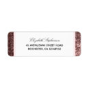 Search for glam wedding return address labels Glamour