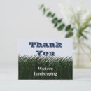 Recherche de herbe verte cartes postales Minimaliste