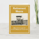 Search for car retirement cards Humour