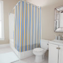 Search for orange stripes shower curtains White