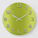 Search for lime green clocks Contemporary