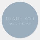 Search for blue thank you wedding stickers Contemporary